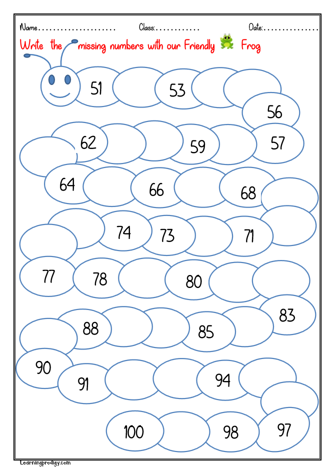 Missing Numbers Learningprodigy Maths Maths Missing Numbers Maths K Maths N