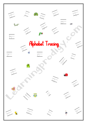 Alphabet Tracing First Page