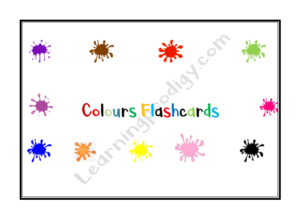 Colours Flashcard