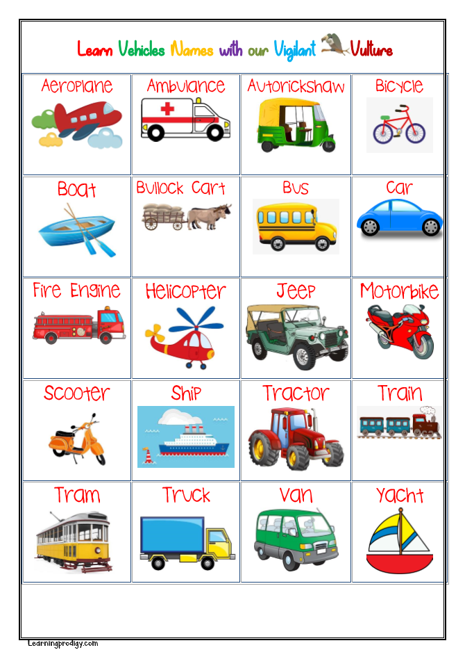 Vehicles Chart