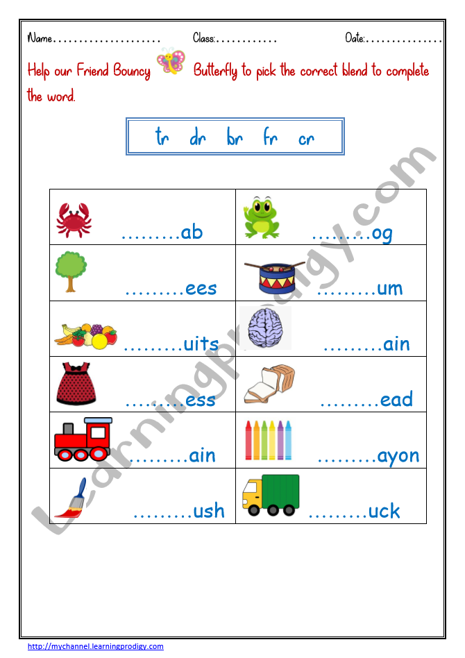 Blending Consonants