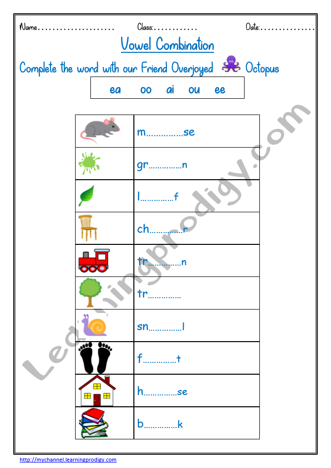 Vowel Practice With Stroke Order English Esl Worksheets 30c