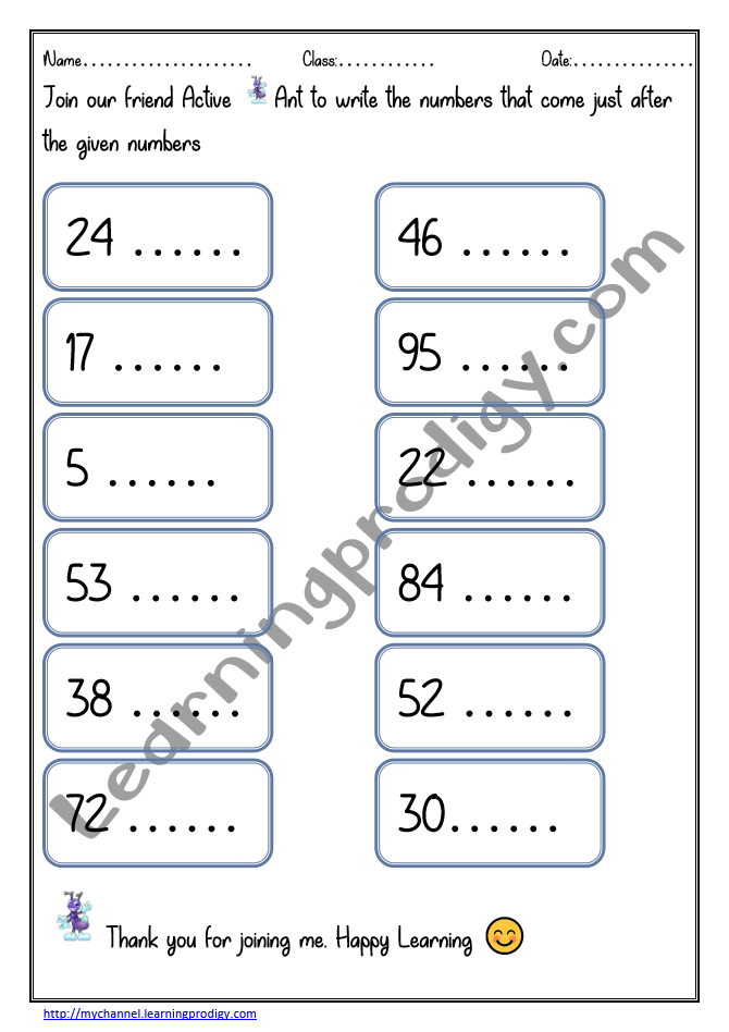 Before And After Numbers Worksheet Archives LearningProdigy