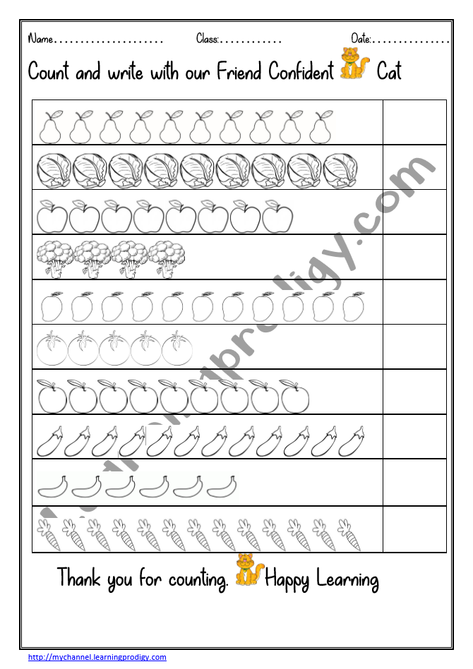 Counting-worksheet