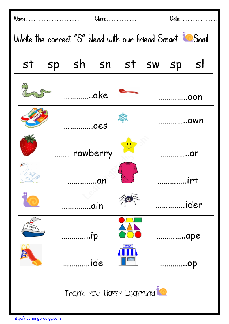 consonant sounds s blend worksheet for grade 1 free blending worksheet learningprodigy english english blending english g1